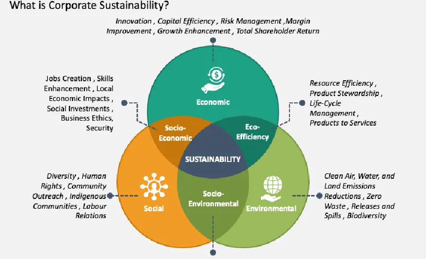 Corporate sustainability planning team